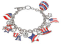Flag Chain Charm Bracelet