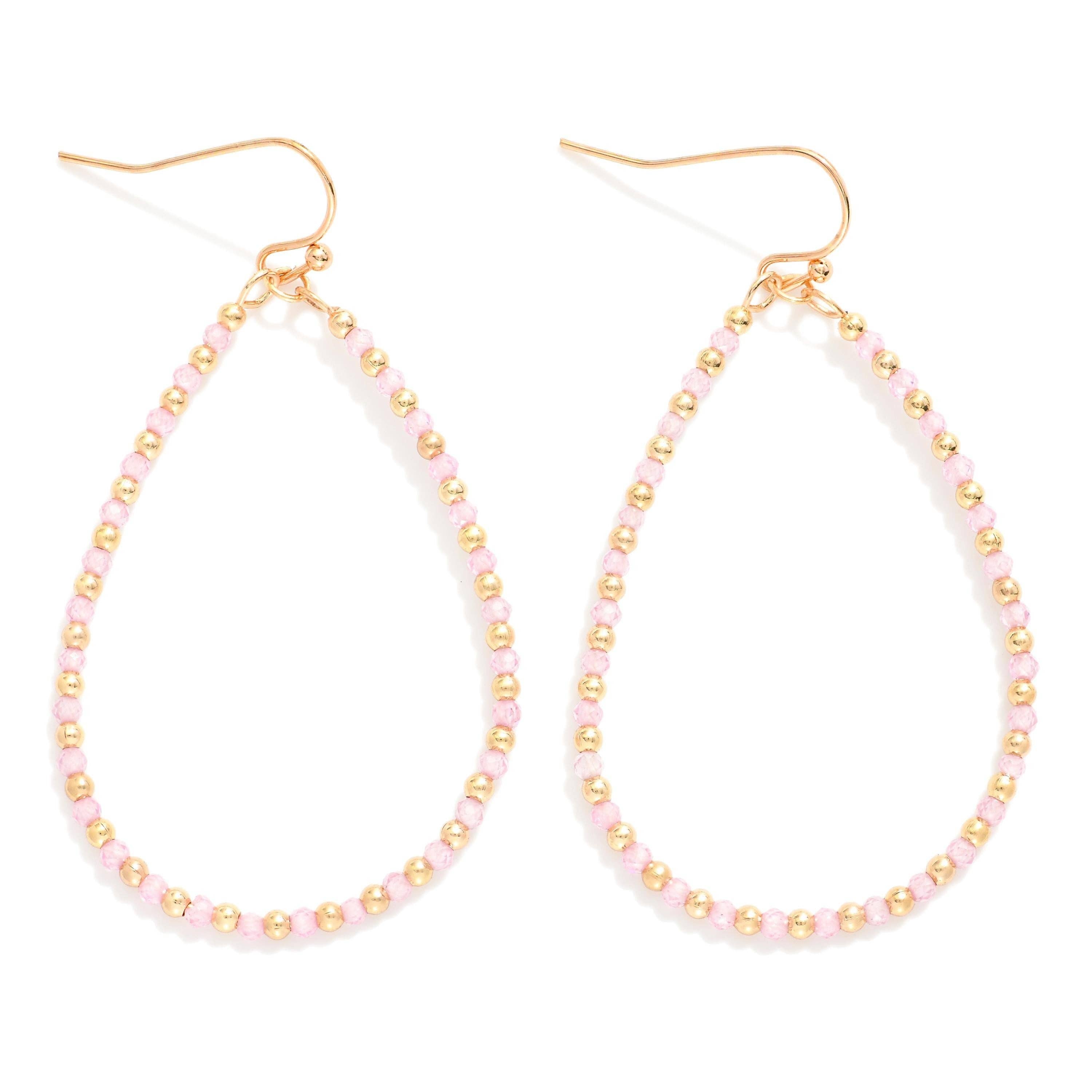 Beaded Teardrop Earrings