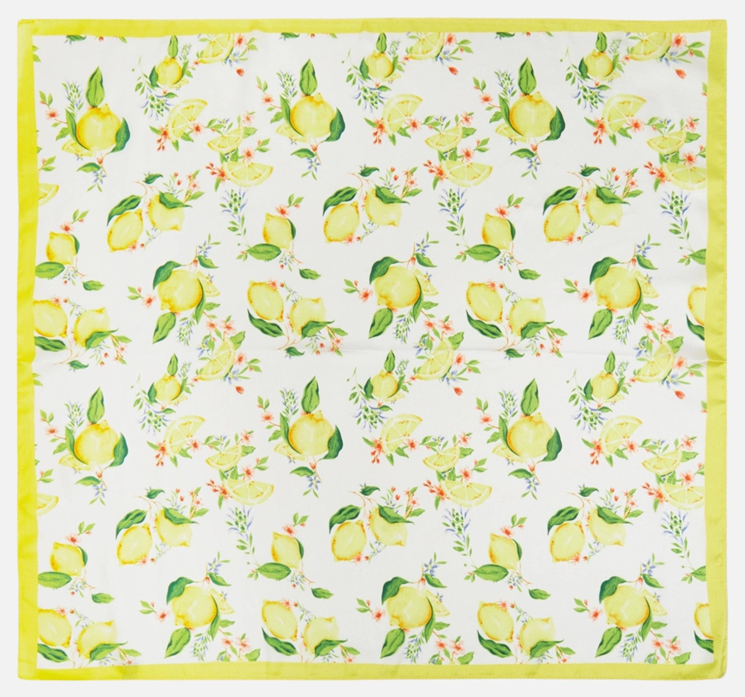 Floral Lemon Scarf