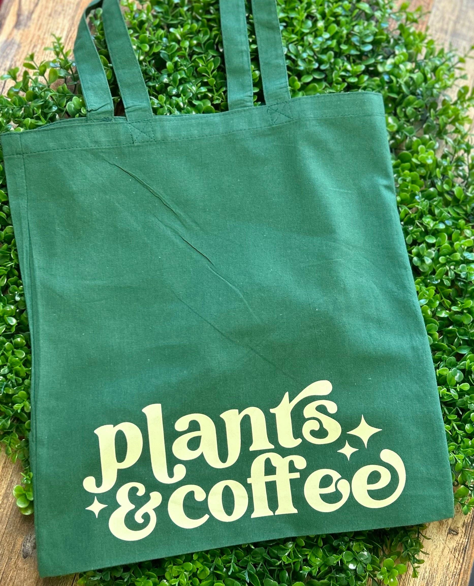 Plants & Coffee Tote