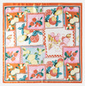 Quilted Fruit Print Scarf