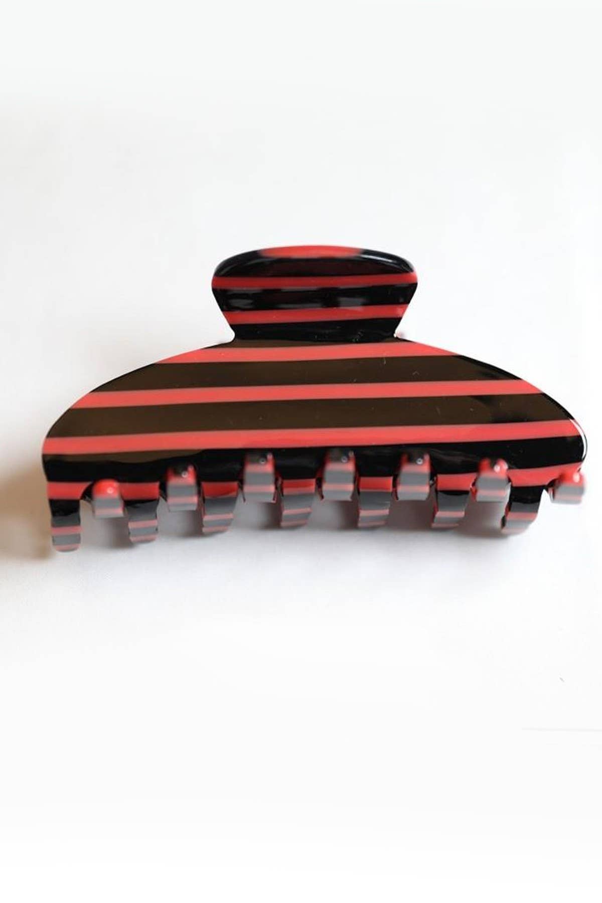 Striped Hair Claw Clip