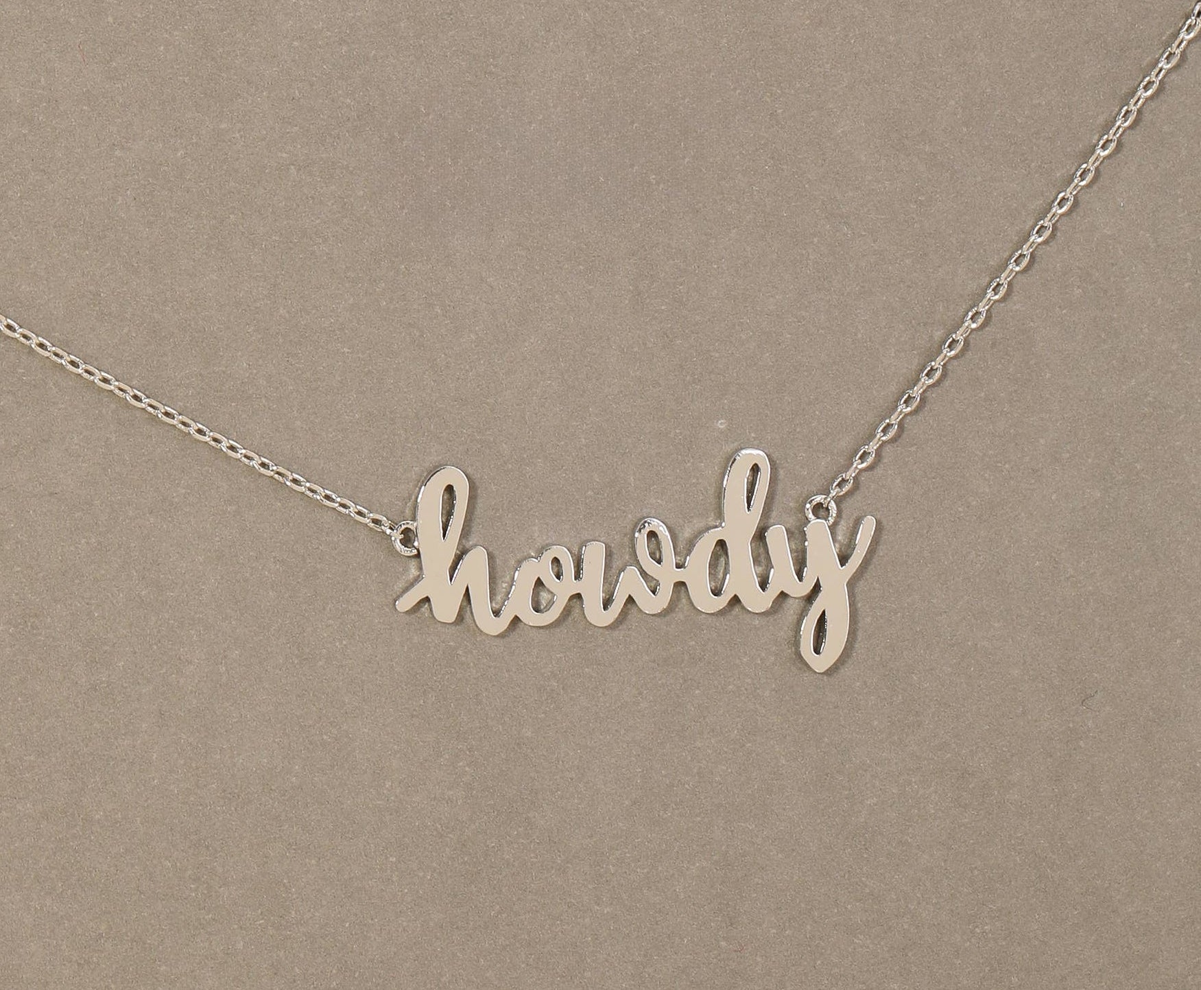 Howdy Necklace