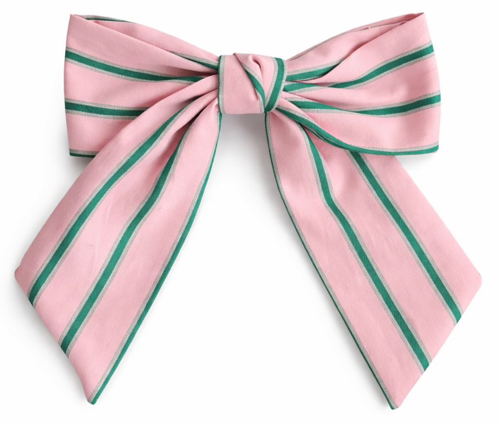 Striped Ribbon Bow