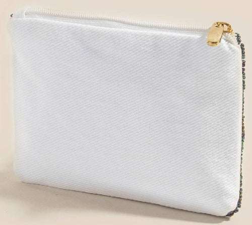 Anchor Beaded Coin Purse