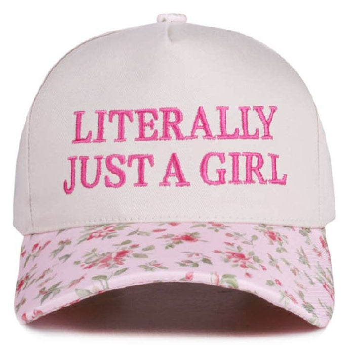Literally Just a Girl Baseball Cap