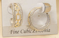 Layered Chain Hoop Earrings