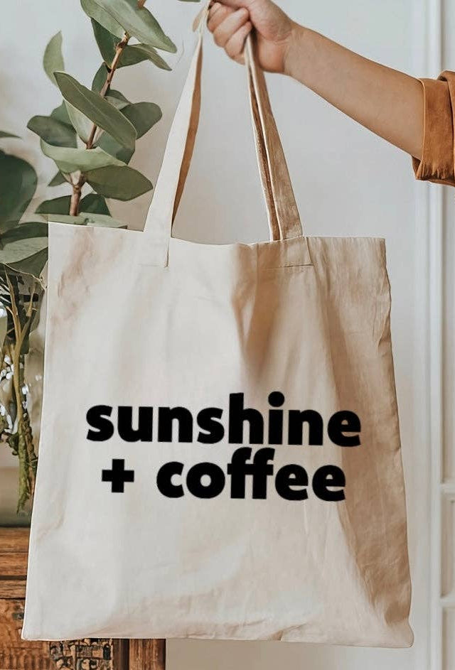 Sunshine & Coffee Tote