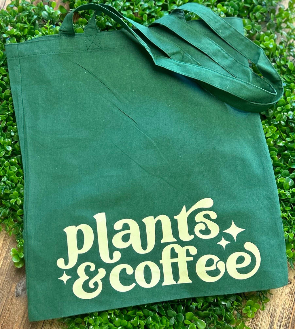 Plants & Coffee Tote