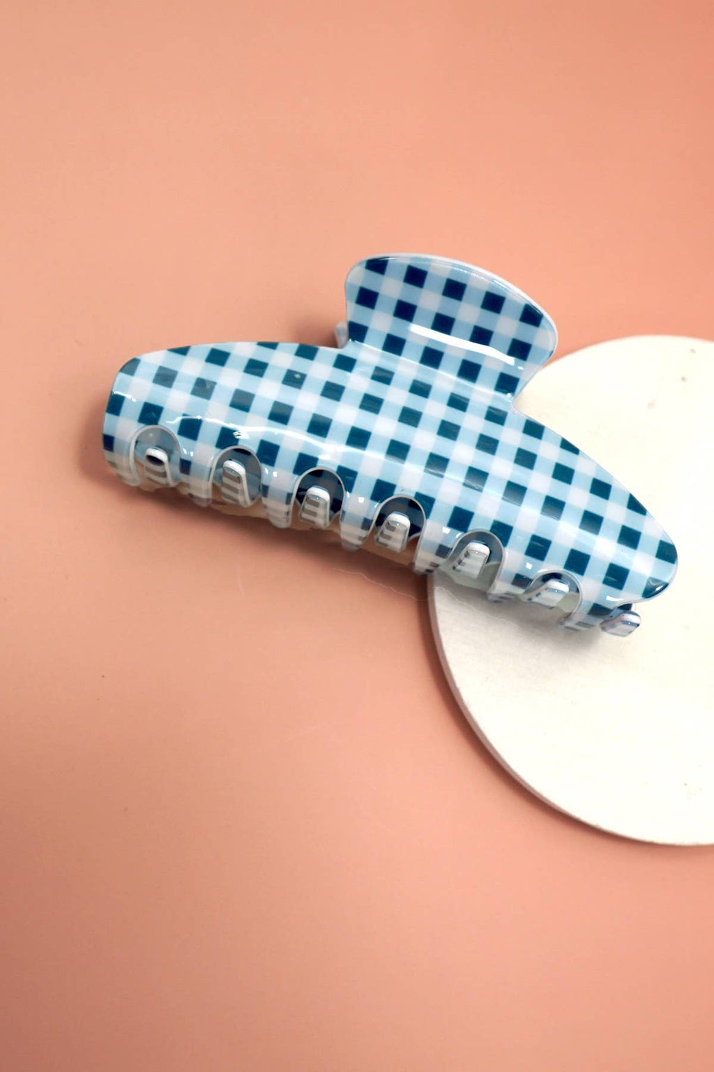 Striped Hair Claw Clip