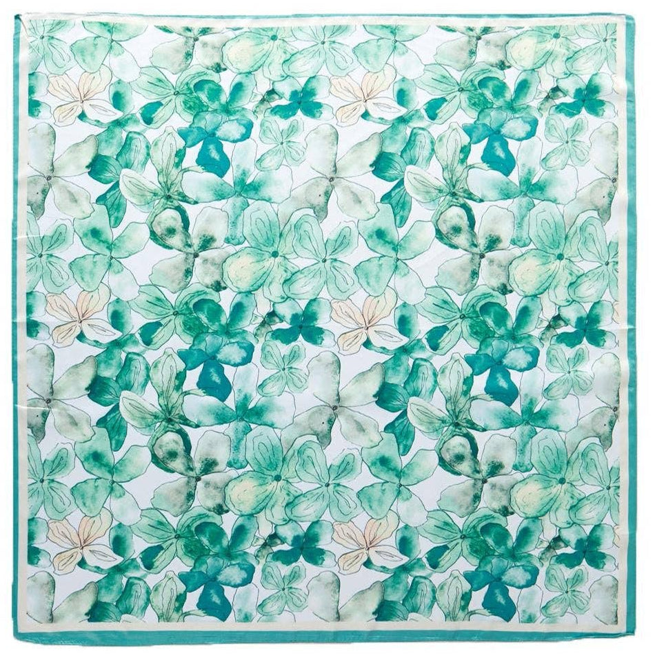 Watercolor Flower Scarf