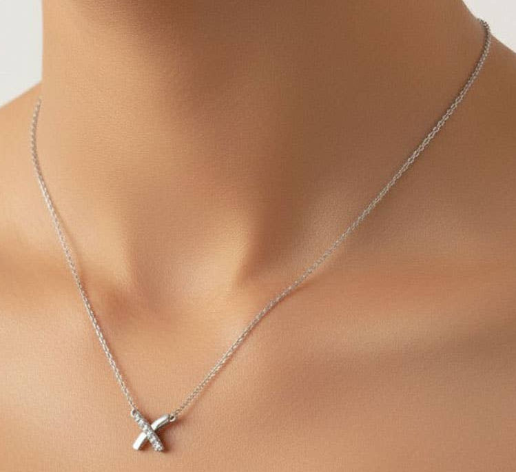 Crisscross Pendant Necklace