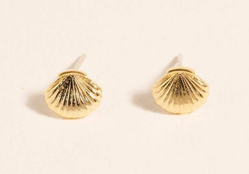 Seashell Mini Stud Earrings