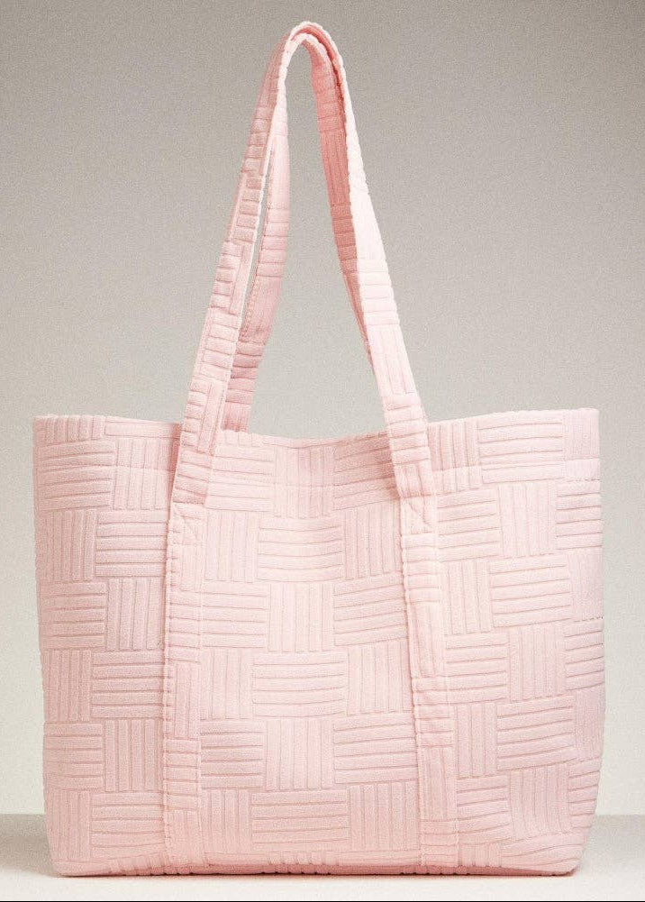 Quilted Terry Cloth Tote