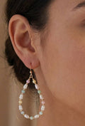 Pearl and Bead Teardrop Earrings