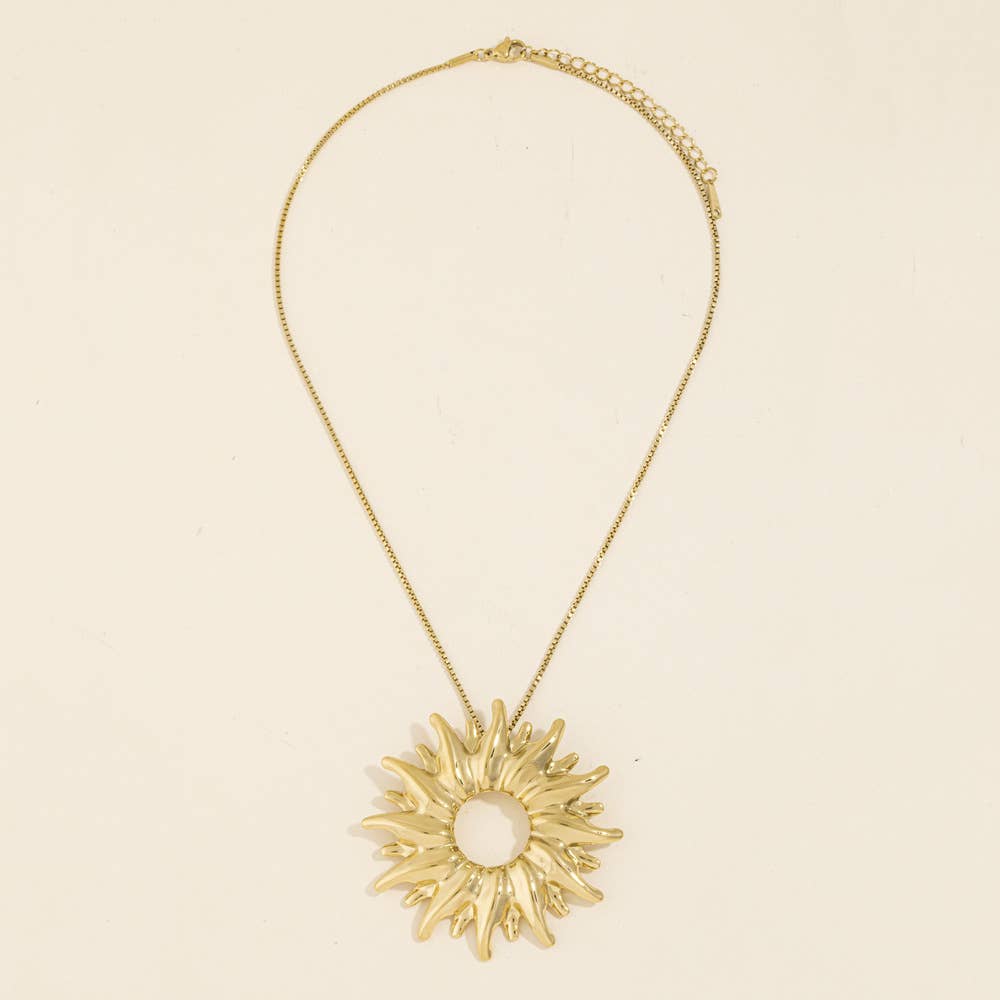 Sunburst Pendant Necklace