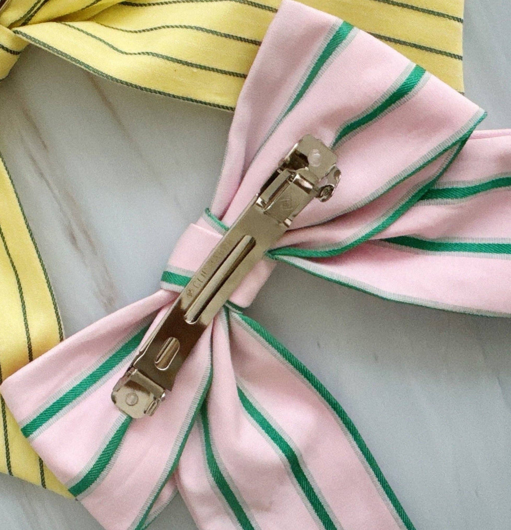 Striped Ribbon Bow