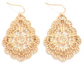 Mandala Teardrop Earrings