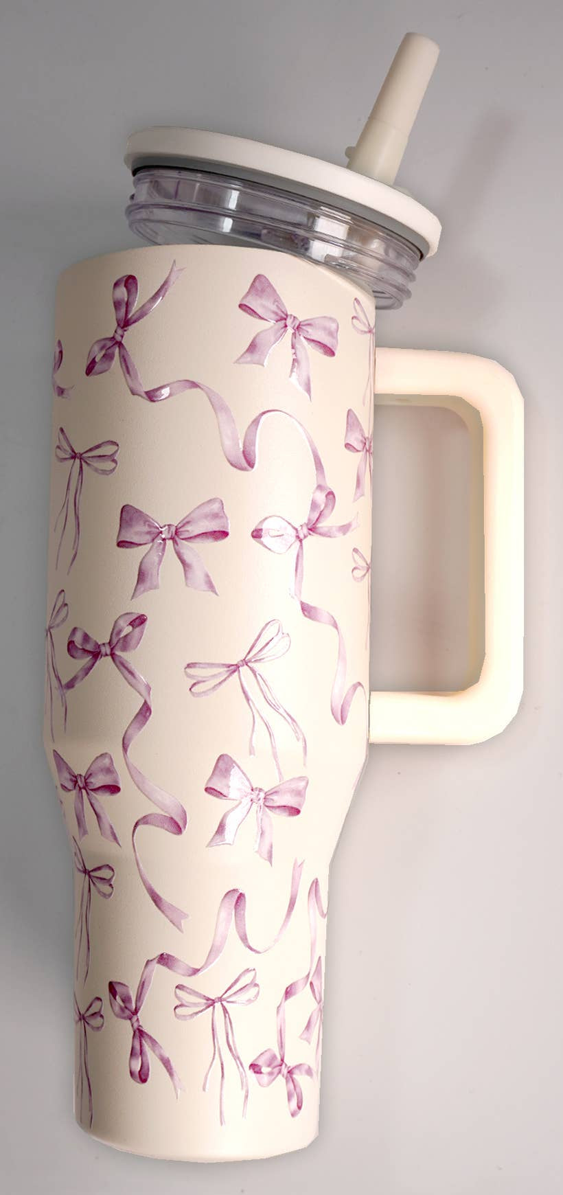 Purple Bow Tumbler